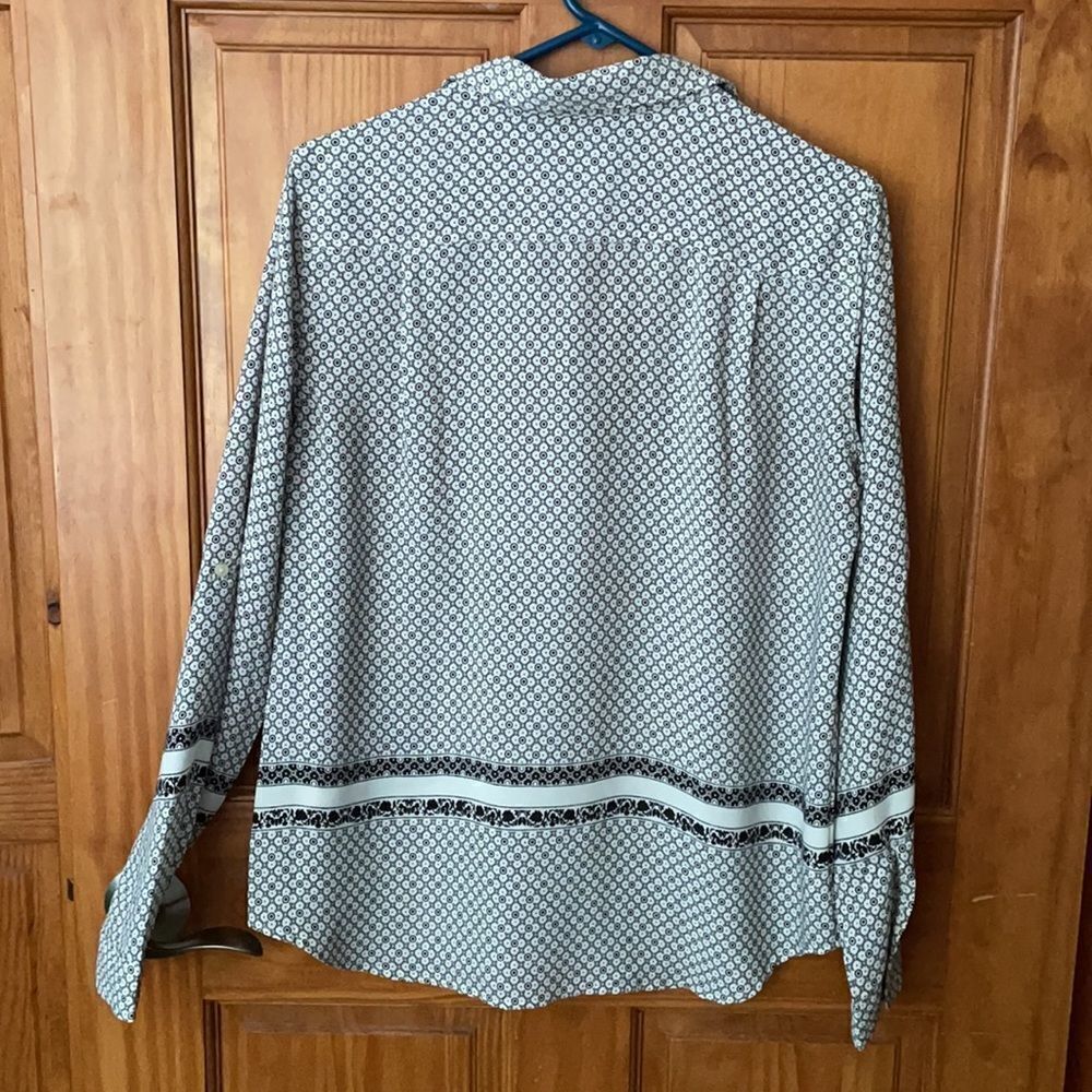 Loft Black/Offwhite Button Downpolyester - image 5